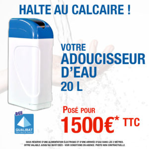 Installation adoucisseur d'eau Valence