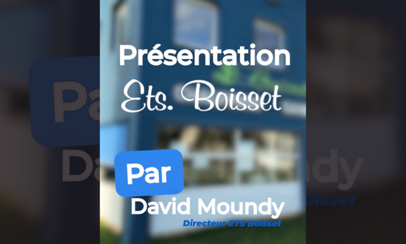 présentation entreprise ets boisset david moundy directeur valence chauffage plomberie