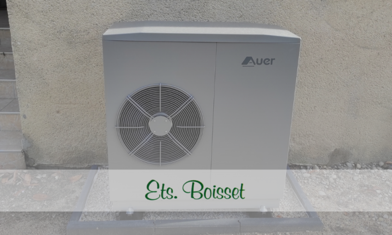 Étude et installation d'une pompe à chaleur par l'équipe de chauffagistes ETS Boisset à Valence.